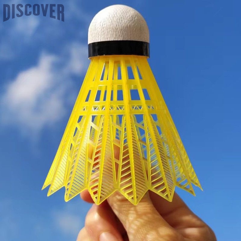 Bộ 6 quả cầu lông bằng nhựa nylon siêu bền luyện tập trong và ngoài nhà