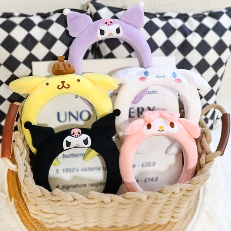 Sanrio Băng Đô Cài Tóc Hình Thú Nhồi Bông Dễ Thương Thời Trang Mùa Hè Cho Bé Gái