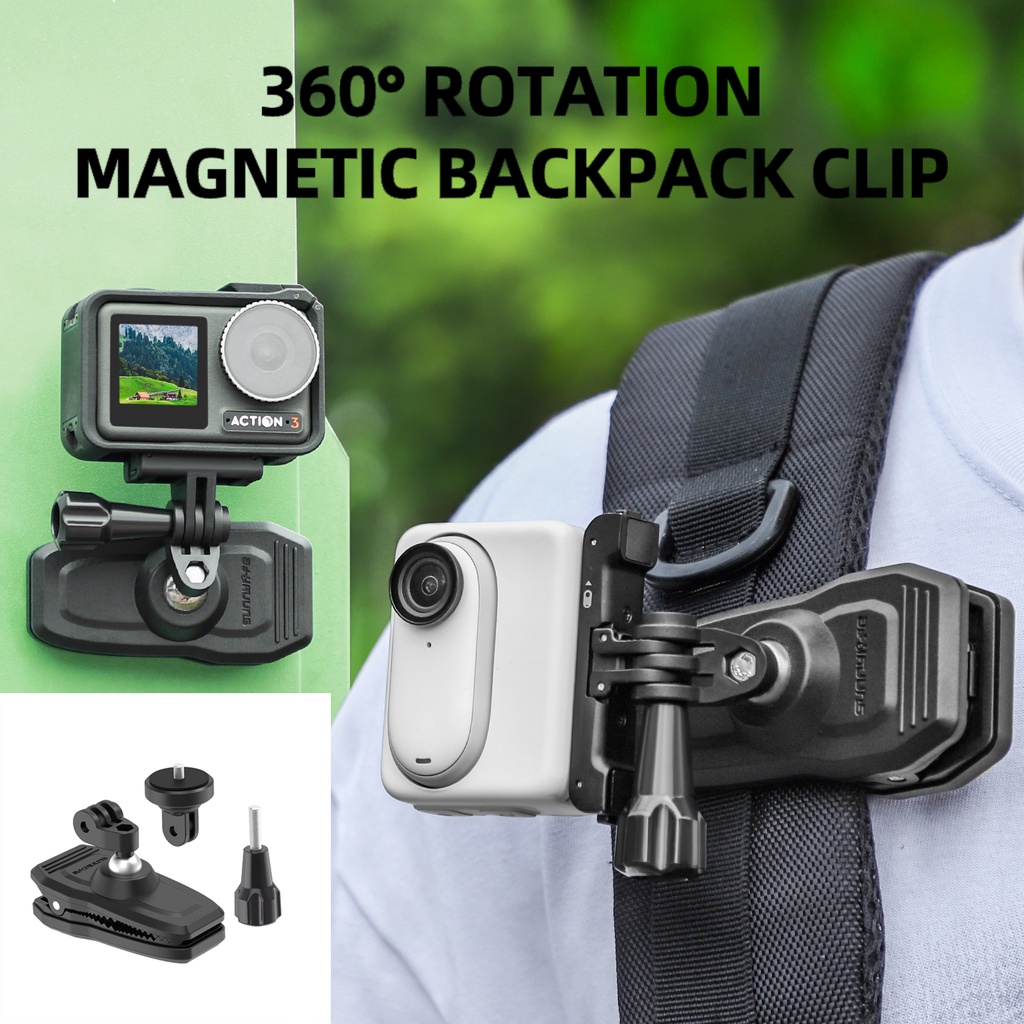 Dành Cho OSMO 360 / Action 5 Pro / 4 / 3 / GO 3S / GO 3 Giá Đỡ Từ Đa Năng 360 Độ GoPro12 camera Hành