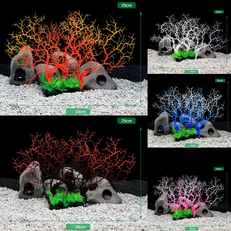 Alittlesetrtu San Hô Nhựa San Hô San Hô Nhân Tạo Trang Trí Bể Cá vn