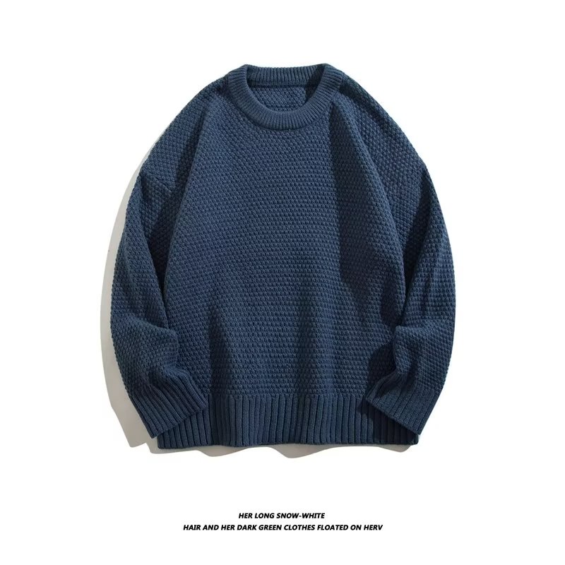 Áo sweater Dài Tay Phong Cách Nhật Bản Thời Trang Thu Đông Dành Cho Nam