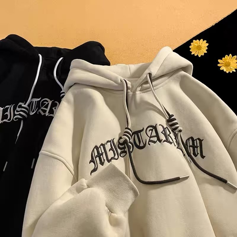 Áo hoodie In Chữ Phong Cách hip hop Đường Phố Hàn Quốc Thời Trang Mùa Đông Dành Cho Nam m-5xl