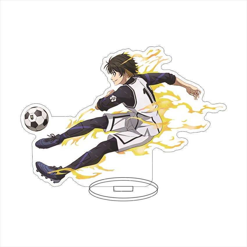 Mô hình Standee Blue Lock Soccer Series Acrylic Stand Isagi Yoichi Bachira Meguru Anime decor góc học tập để bàn 15cm