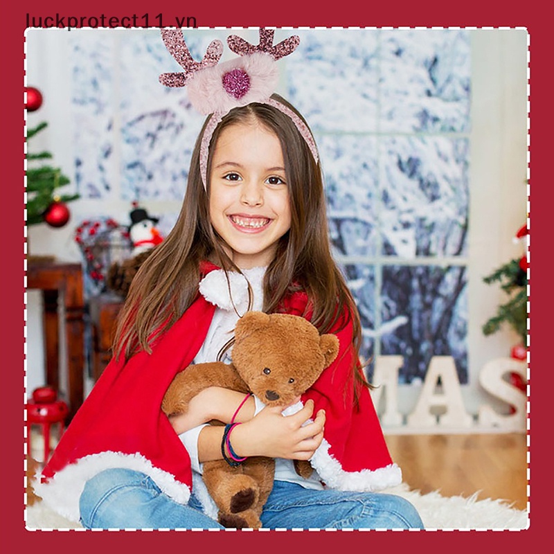 Băng Đô Cài Tóc Hình Sừng Hươu Giáng Sinh 2023 # Cho Nữ