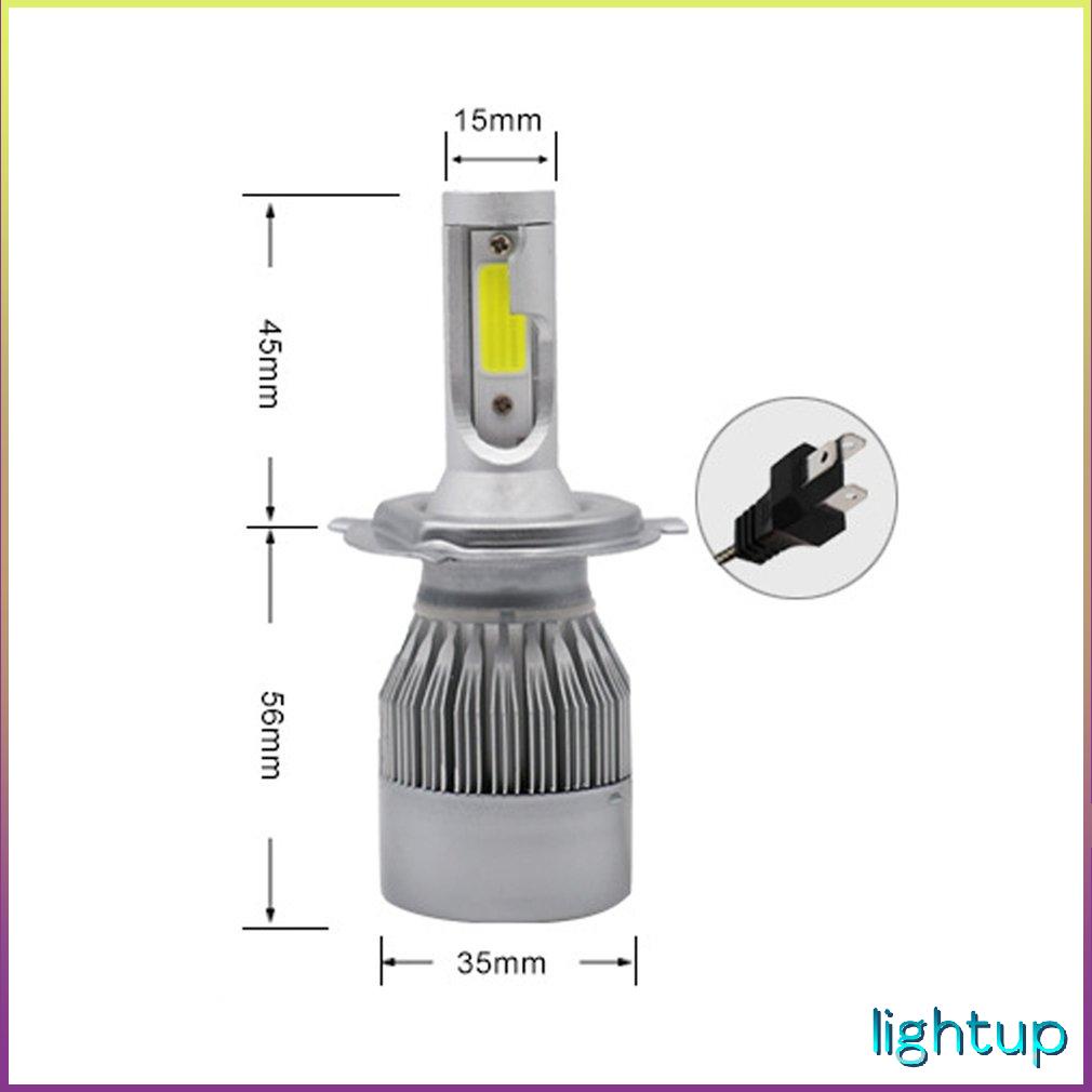 2Pcs Led Headlight 3000K Front Light Conversion Kit Bulbs