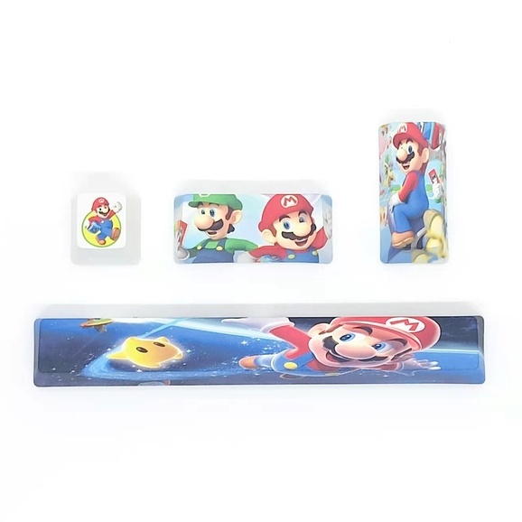 Ardj Set 4 Bàn Phím Cơ Học In Hình anime demon slayer pbt mario spongebob squarepants