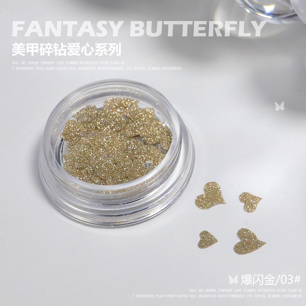 Hình Dán Trang Trí Móng Tay Họa Tiết Bướm 3d laser