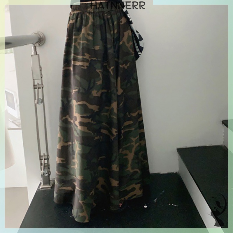 Chân Váy Lưng Cao Dáng Rộng Họa Tiết Rằn Ri Thời Trang Cho Nữ fhs