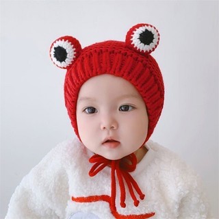 Mũ Len hình Ếch con xinh xắn (dành cho bé từ 3 tháng- 36 tháng tuổi)