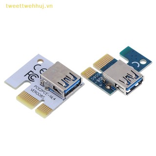 Tweehuj cáp chuyển đổi usb 3.0 pcie 1x sang 16x mở rộng cho pci-e vn