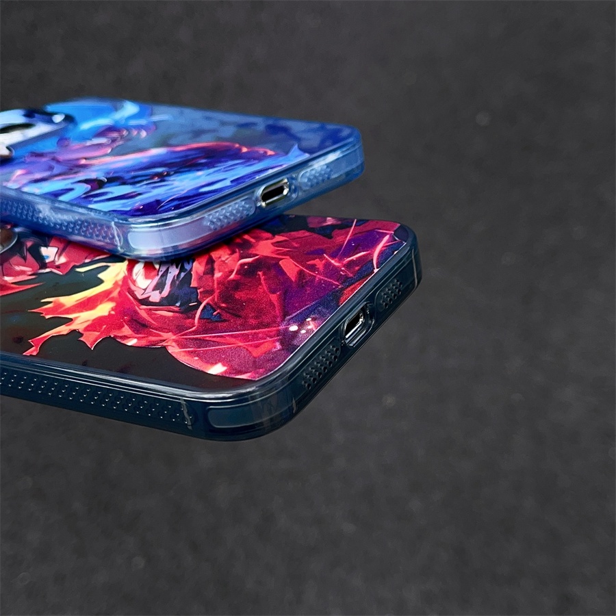 Ốp Điện Thoại Cứng Mạ Điện Họa Tiết Hoạt Hình dragon ball goku Cho iPhone15 pro max iphone 14 pro max iphone 13 pro max iphone 12 pro max