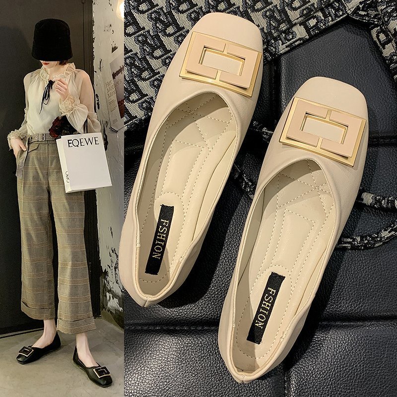 Giày Búp Bê Đế Mềm Mỏng Thoải Mái Thời Trang Mùa Thu 2024 Cho Nữ