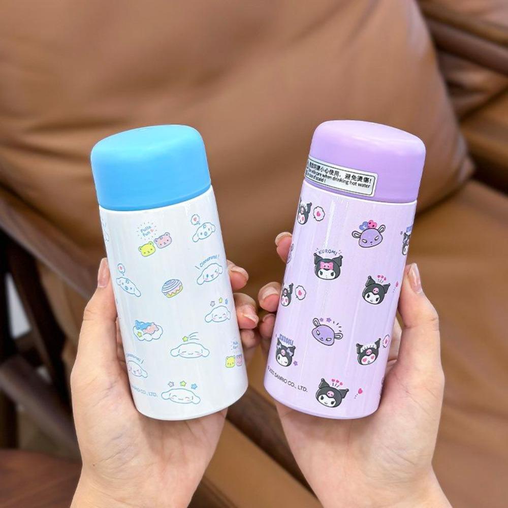 Bình Nước Giữ Nhiệt mini Bằng Thép Không Gỉ 304 Họa Tiết melody pachaco Dễ Thương
