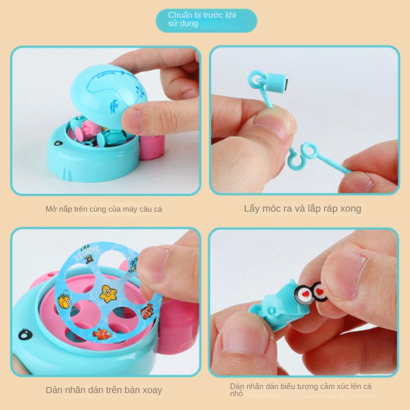 Cần Câu Cá Đồ Chơi mini Cho Trẻ Em Trên Nó
