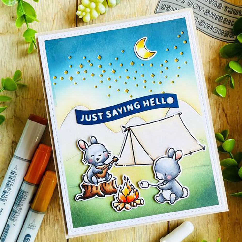 Khuôn Cắt Giấy Bằng Thép carbon Hình Chữ happy birthday Thẻ