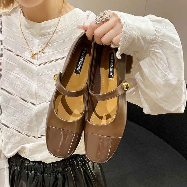 Giày Búp Bê Nữ Mũi Tròn Thời Trang Hàn