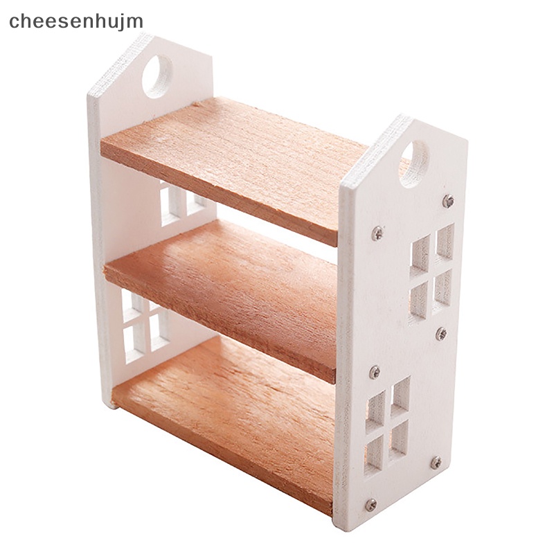 Kệ Sách Ba Tầng Trưng Bày Trang Trí Nhà Búp Bê 1: 12 vn