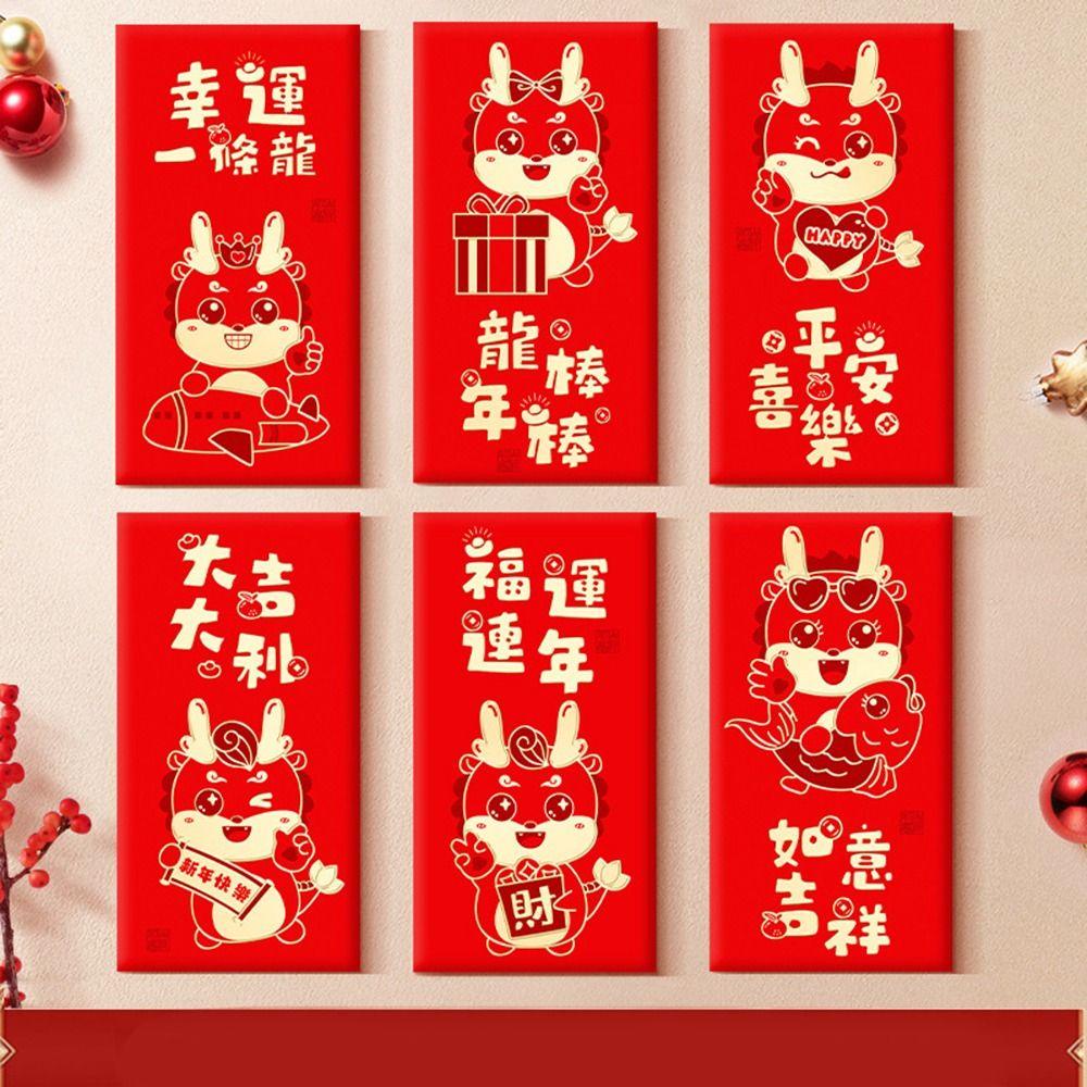 Bao lì xì may mắn MMULCK DIY nhiều họa tiết cho năm mới
