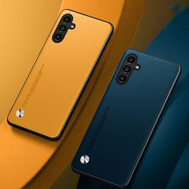 Casing For Samsung Galaxy A05 S A05S A15 A25 A35 A55 4G 5G Plain Skin Leather Texture Phone Case Texture Soft TPU Silicone Shockproof Casing Lens Protection Back Cover