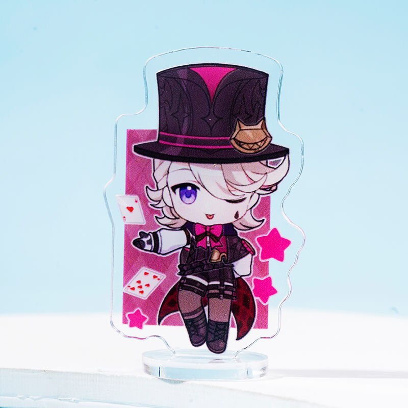 Móc khoá và dây treo điện thoại Lyney Furina Lynette Anime Genshin Impact Cute phụ kiện trang trí dễ thương