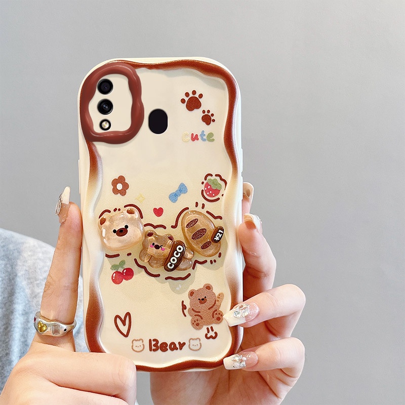 Ốp lưng samsung a10s Dễ Thương Ốp Điện Thoại Chống Sốc Hình Búp Bê Hoạt Hình 3d Thời Trang Cho samsung a10s