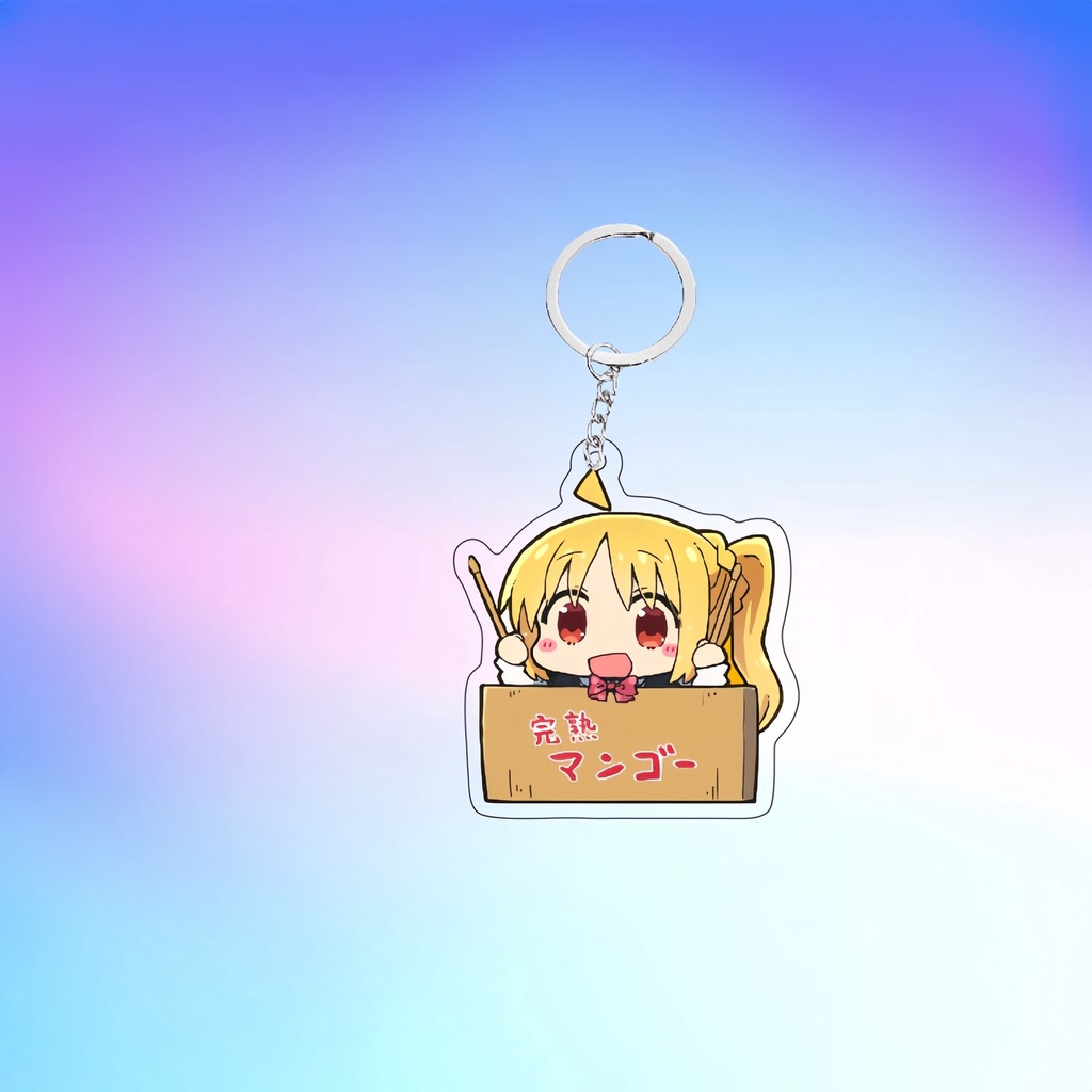 Móc khoá Hitori Gotoh Yamada Ryo Anime KeyChain BOCCHI THE ROCK Móc khoá Anime Manga in hình nhân vật 2 mặt rõ nét
