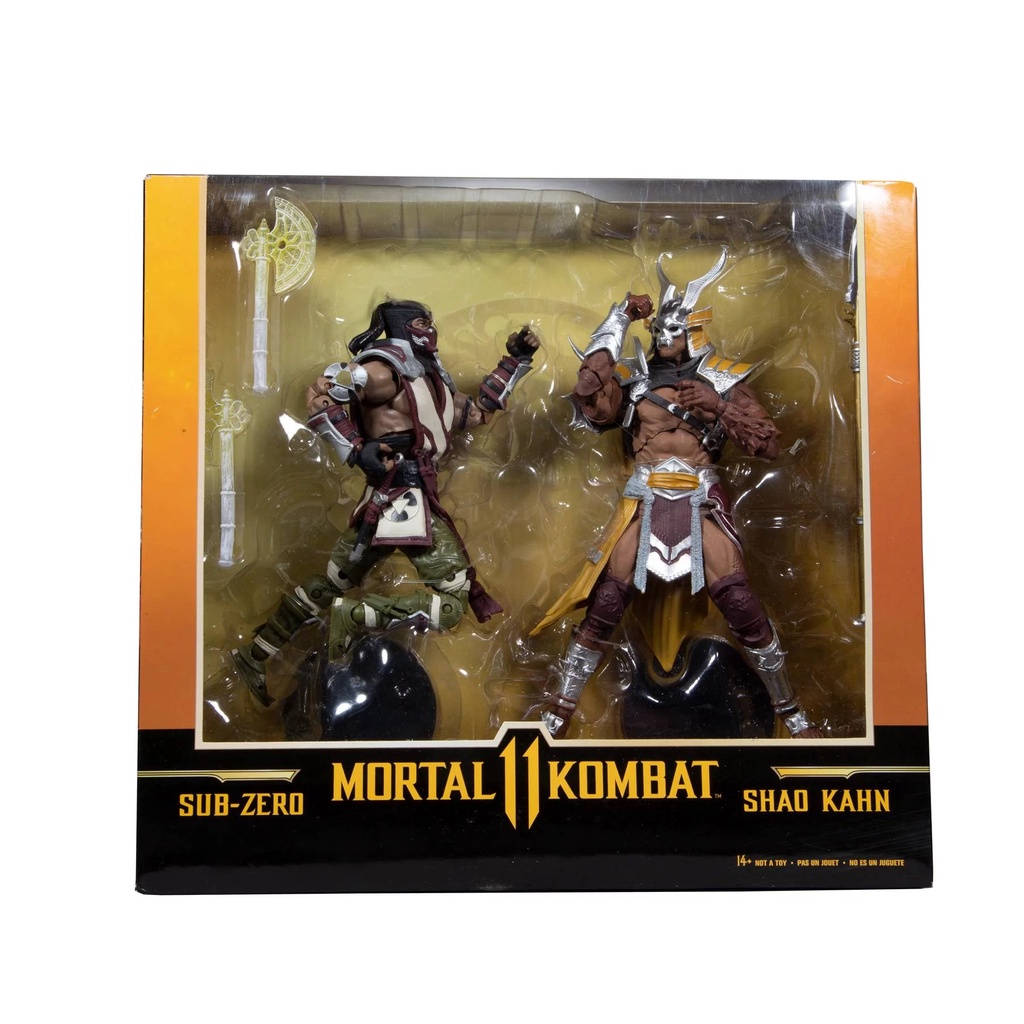 Mô hình McFarlane🦇Mortal Kombat 7-inch🦇Sub-Zero vs. Shao Kahn 2pk - MK11
