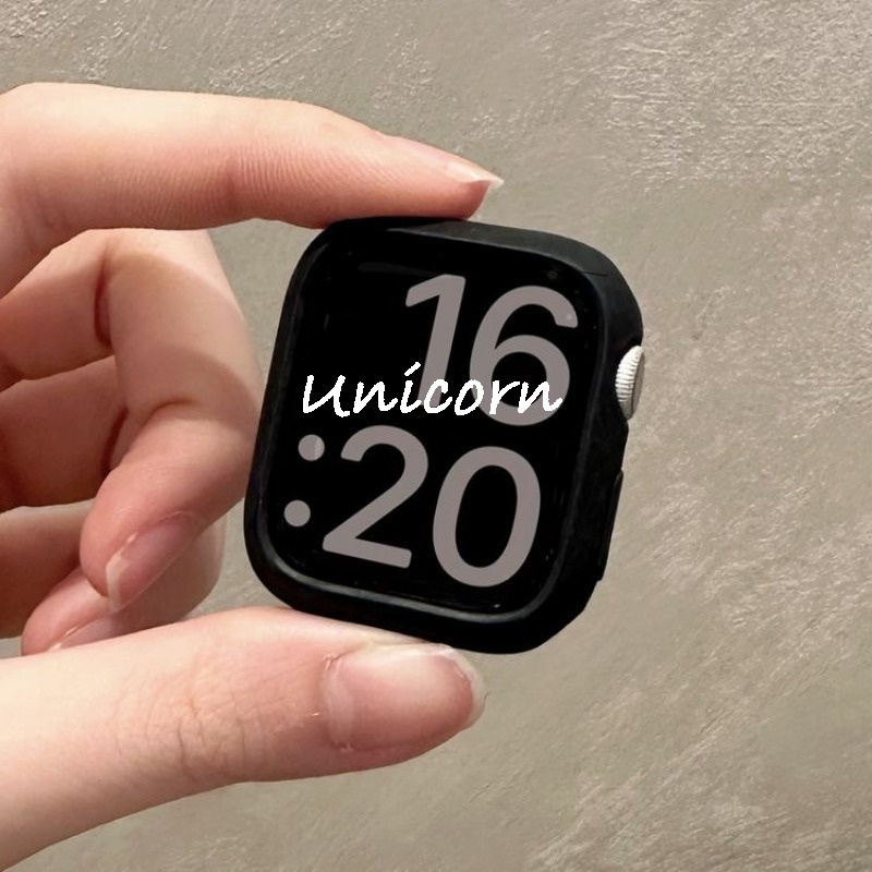 Ốp Bảo Vệ Bằng Silicon Mềm Màu Kẹo Cho apple watch 9 8 7 6 se 5 4 8 ultra 2 45mm 42mm 38mm 44mm 40mm 41mm