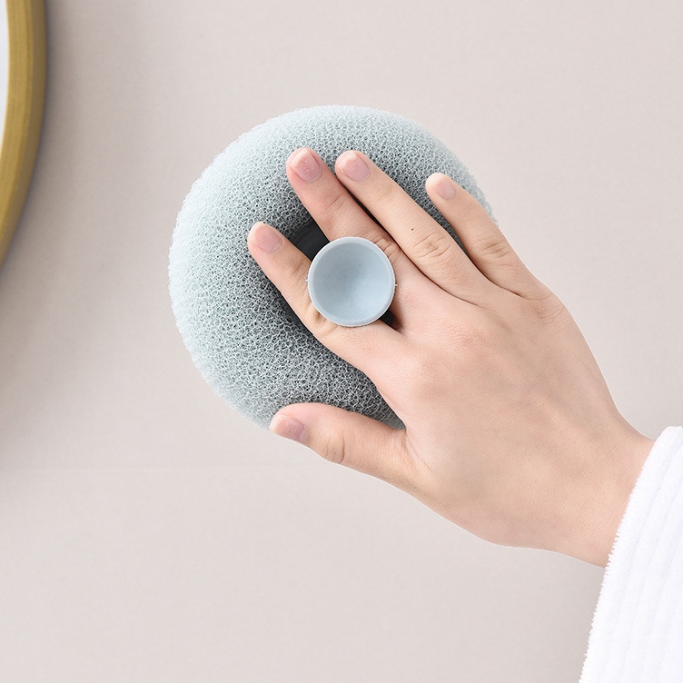 Bông tắm massage tạo bọt xỏ tay tiện dụng tẩy tế bào chết - Ecobabo