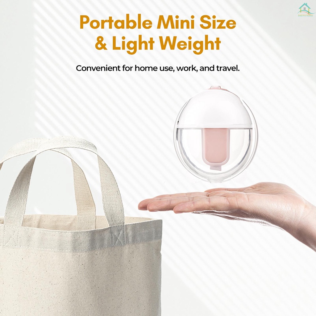 Máy Bơm Sữa Điện Rảnh Tay Di Động Không Đau 3 Chế Độ Hút 9 Mức Độ Kèm Bình 24mm 150ml #babypatronusVn.vn. vn. vn. vn.