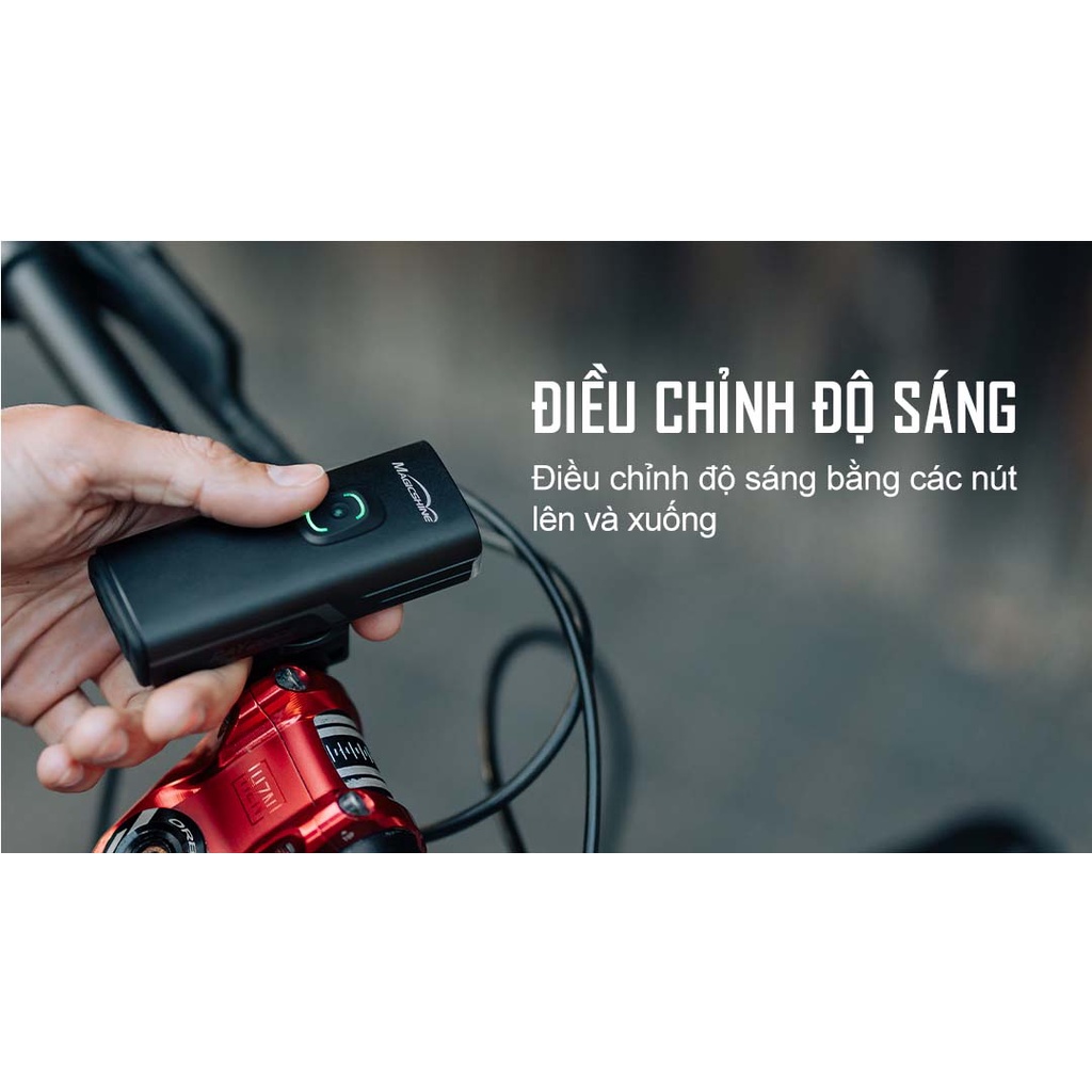 Đèn xe đạp MAGICSHINE RAY2600B sáng 2600 lumen pin 6700mAH