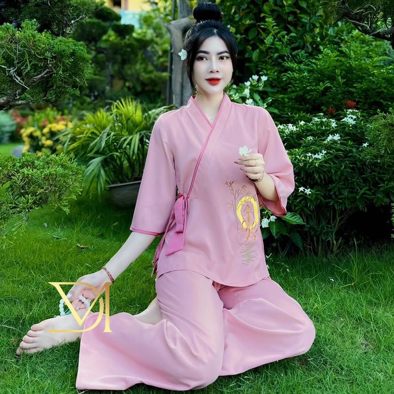 Pháp Phục Thêu Chữ Mẹ Phối Dây siêu xịn