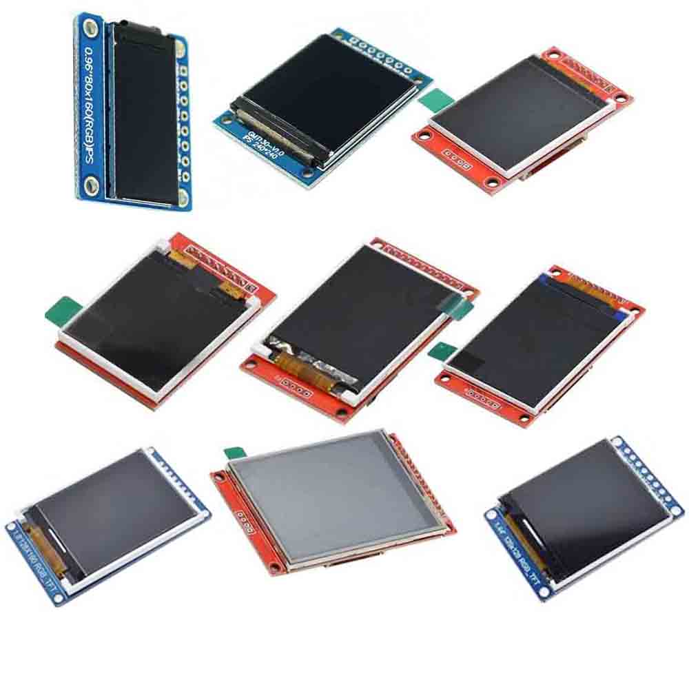 Mô Đun Màn Hình lcd Màu 0.96 / 1.3 1.44 inch ips 7p spi hd 65k st7735 ic 80 * 160 arduino