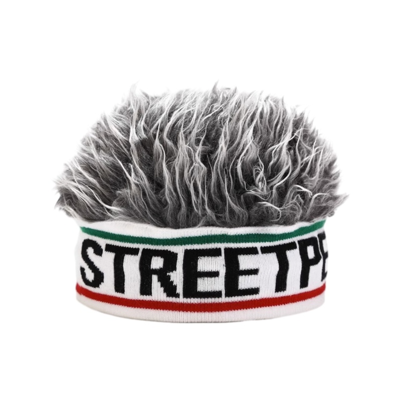 Mũ Đội Có Tóc Giả hip hop Đường Phố Dễ Thương Thời Trang Mùa Đông 2023 Cho Bé Trai / Gái