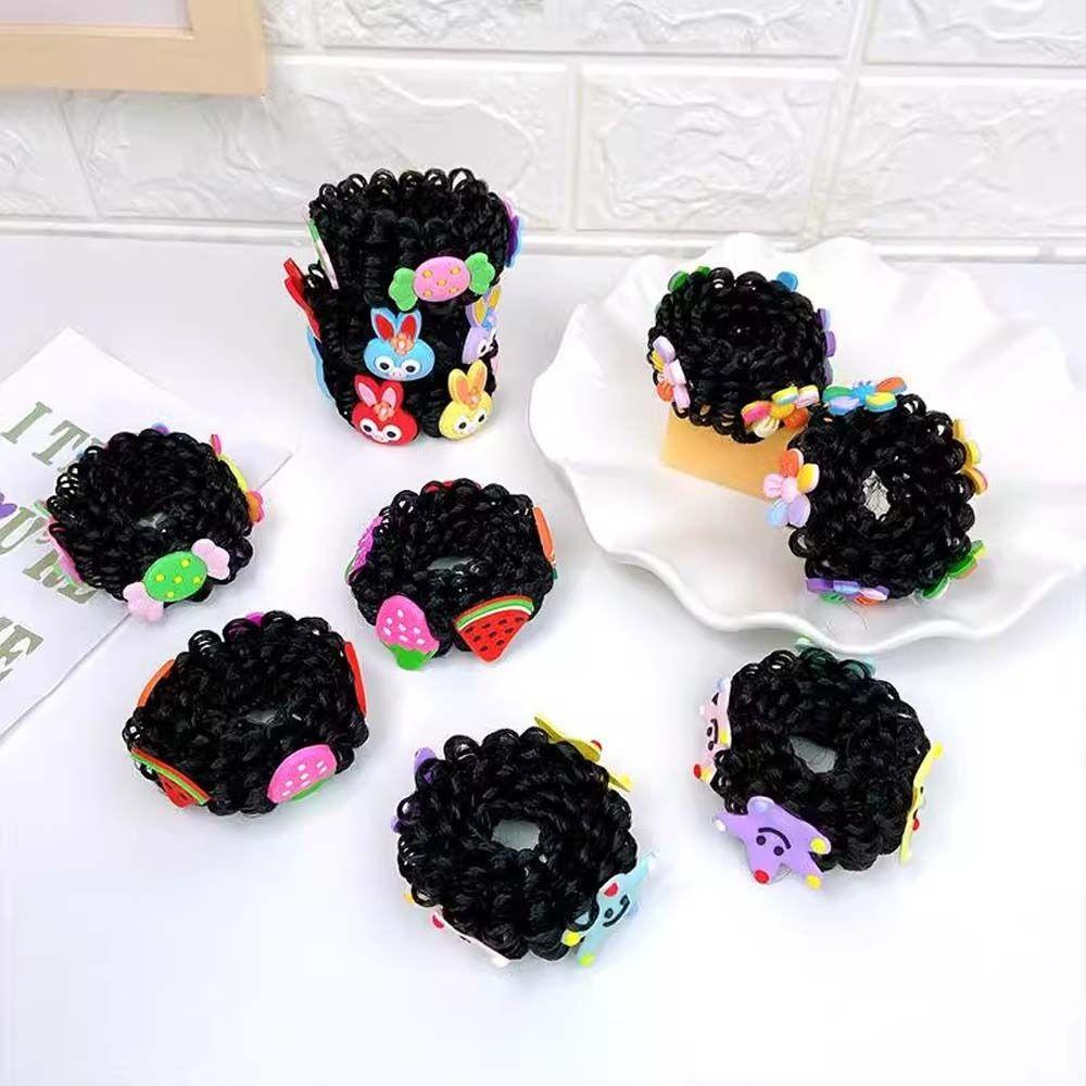 Shengda Dây Cột Tóc Kiểu Cổ Xưa Hình Bướm / Bông Hoa / Mặt Cười / Ngôi Sao Dễ Thương Xinh Xắn Cho Nữ