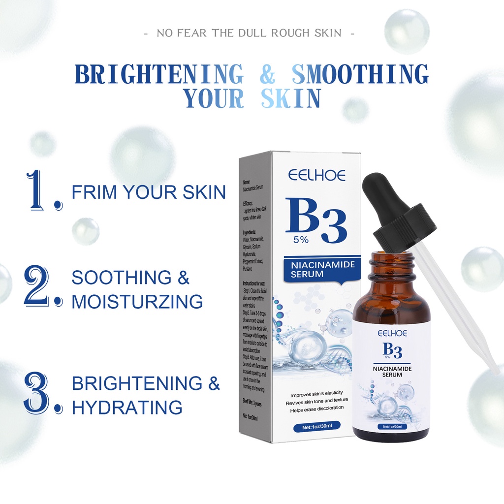 Serum b3 5% niacinamida Dưỡng Ẩm Chống Nếp Nhăn Lão Hóa Làm Sáng Da Mặt