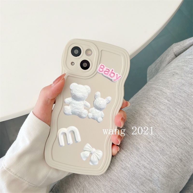 Ốp Điện Thoại Silicon Dẻo Mềm Hình Gấu 3d Đơn Giản Chất Lượng Cao Cho xiaomi 13t xiaomi 13t pro 5g xiaomi 13t pro 5g