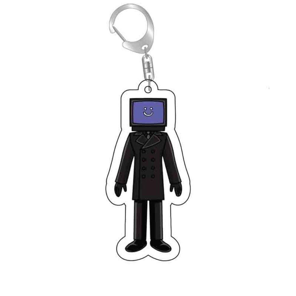 Adames Móc Khóa toilet Trượt Tuyết Mặt Búp Bê Nam / Nữ Hoạt Hình camara man skibidi bop bop bop bop Camodi