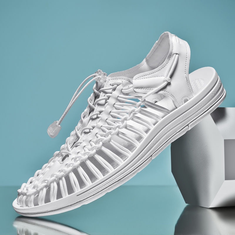 Dép Sandal Bằng Da Thật Thời Trang Mùa Hè 2023 Dành Cho Nam