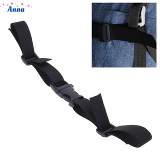 【Anna】Backpack Webbing Adjustable Backpack Sack Bag Schoolbags Sternum Buckle