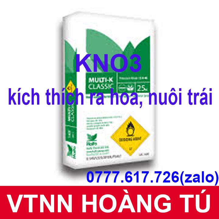 Phân bón Potassium nitrate HAIFA  N: 13%; K2O: 46% gói 1 kg