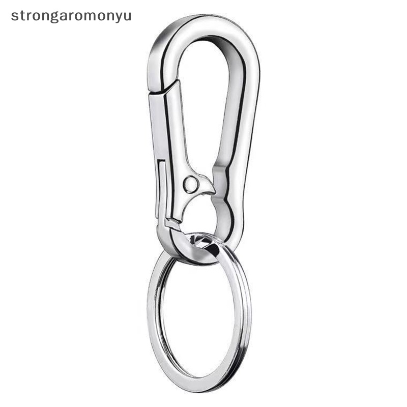 Yu Móc Khóa Bằng Thép Không Gỉ Hình Móng Ngựa Thời Trang Chống Thất Lạc Làm Quà Tặng Trang Trí Xe Hơi