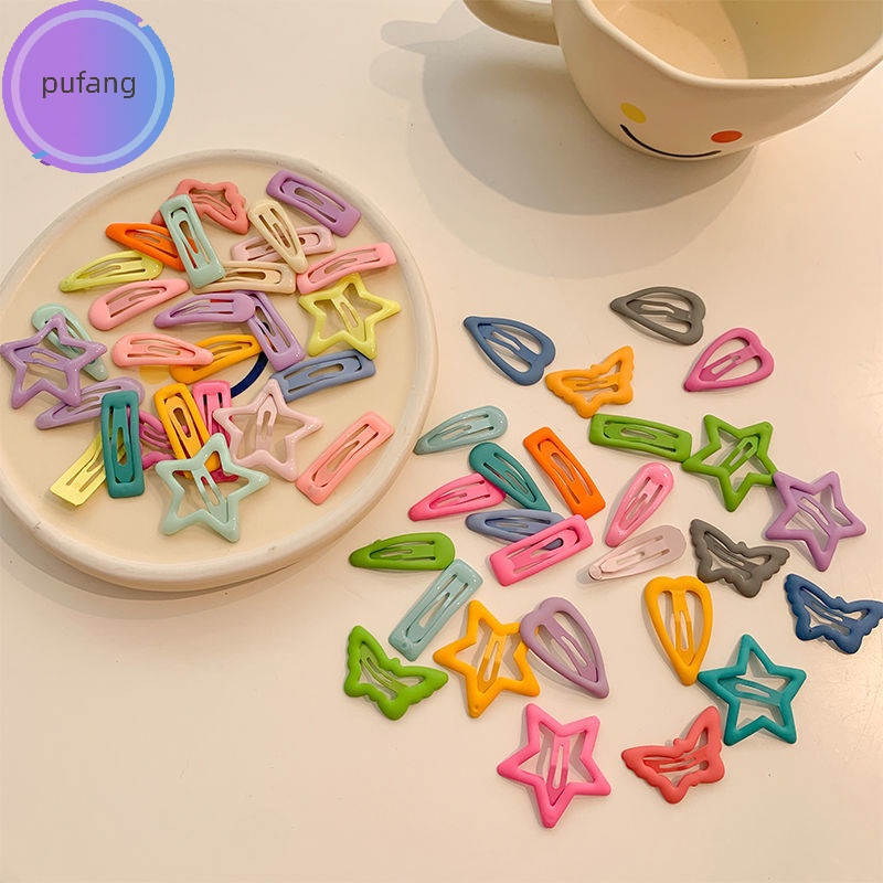 Pufang 1 Set Kẹp Tóc Hình Ngôi Sao Năm Cánh Đáng Yêu Cho Bé vn