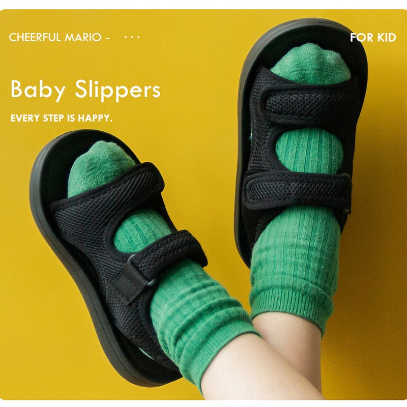 AYUER Xăng đan Vải Thoáng Khí Thời Trang Đi Biển Phong Cách Hàn Quốc Dành Cho Bé Trai Và Bé Gái