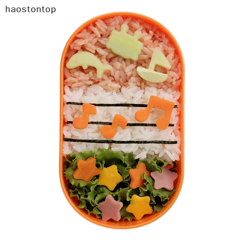 Haostontop Bộ Khuôn Cắt Bánh Quy / Trái Cây / sandwich Bằng Nhựa Độc Đáo Tiện Dụng Cho Bữa Tiệc vn