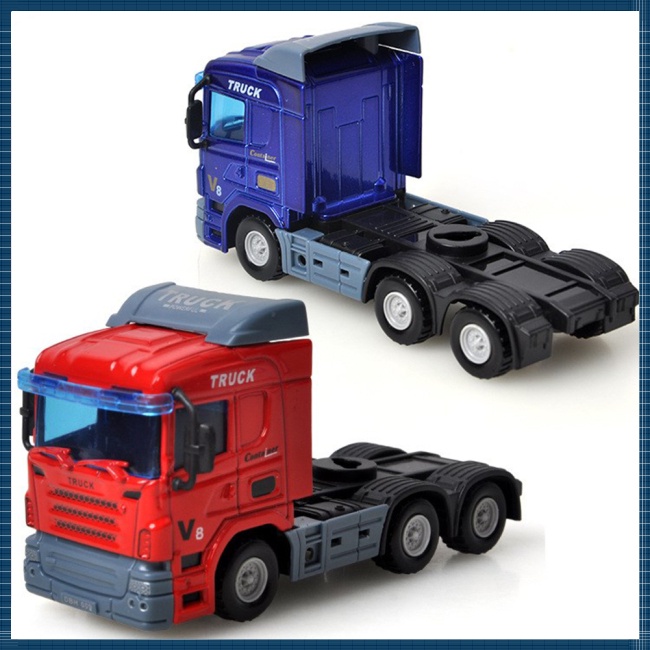 Ma Mô Hình Xe container Bằng Hợp Kim Tỉ Lệ 1: 64