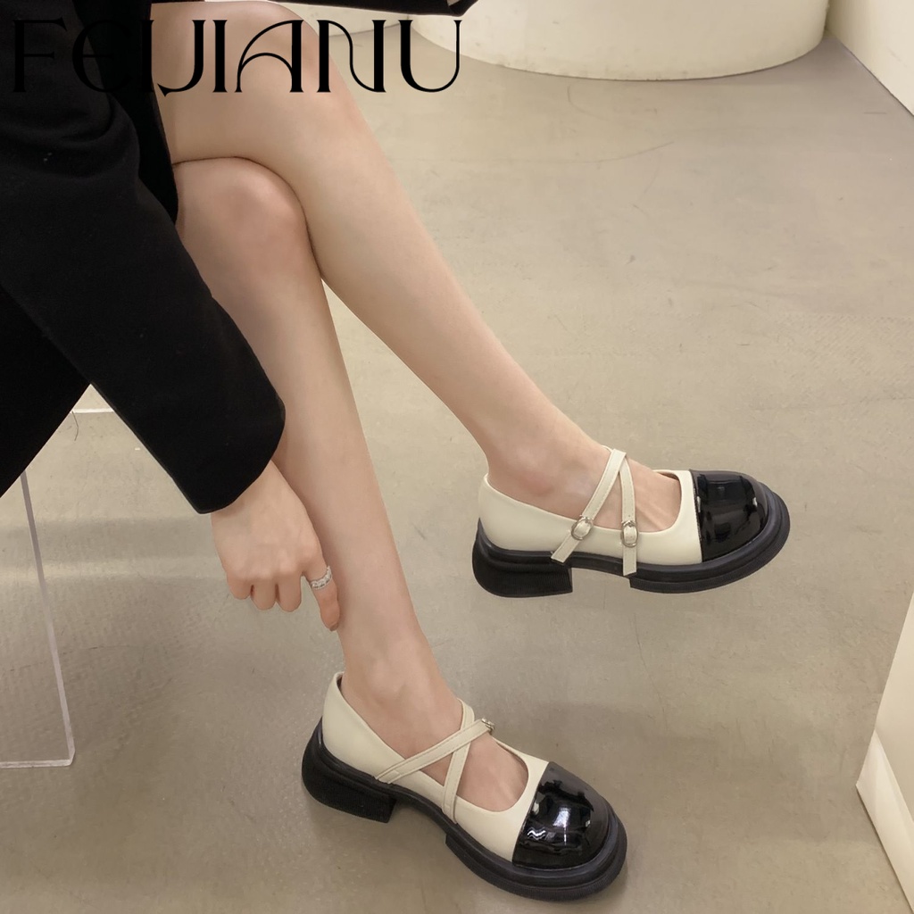 FEIJIANU  Dép nữ Hở Ngón Đế Dày Đẳng cấp Phóng khoáng Nhẹ Điệu đà FDL2300MP3 41Z231012