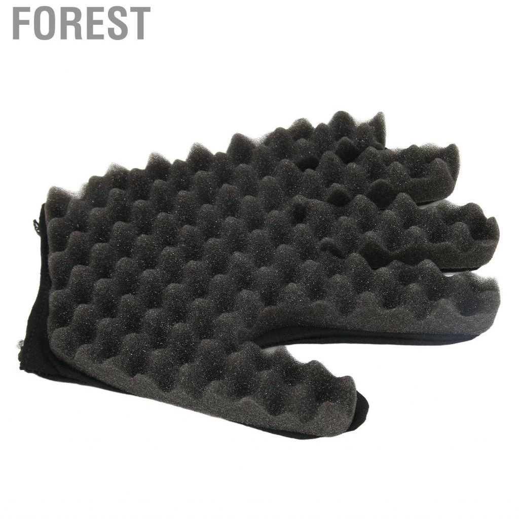 Forest Curling Sponge Glove Afro Coil Flexible Hair Twist For Barber Salon HPT