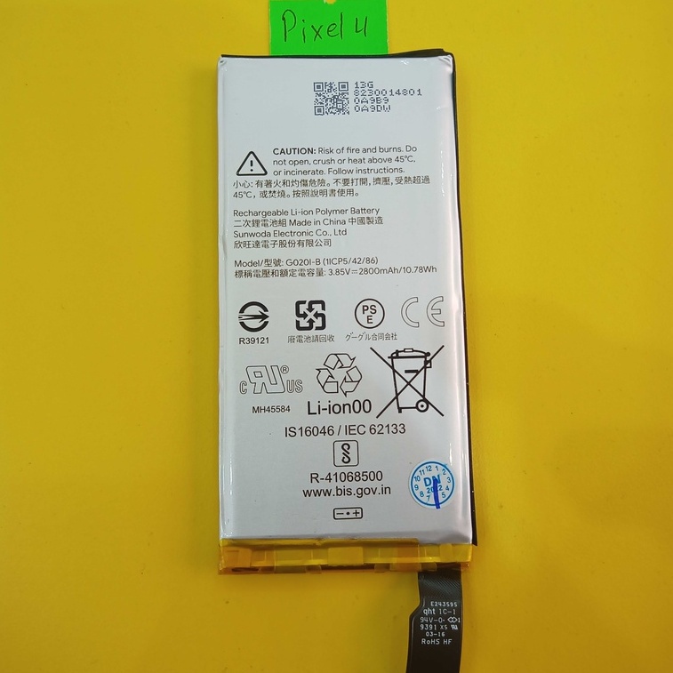 Pin Google Pixel 4, 4A, 4XL, 5 5A, 6 6Pro Zin