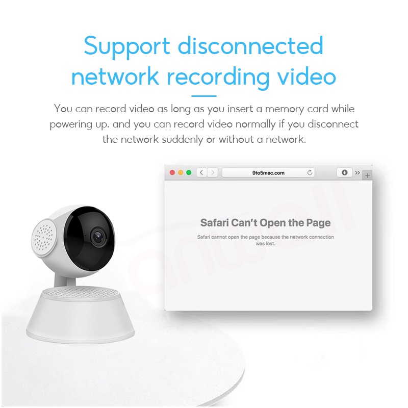 Camera quan sát Q6 1080P Camera IP bảo mật thông minh 360 độ HD WiFi không dây Tầm nhìn ban đêm Camera quan s